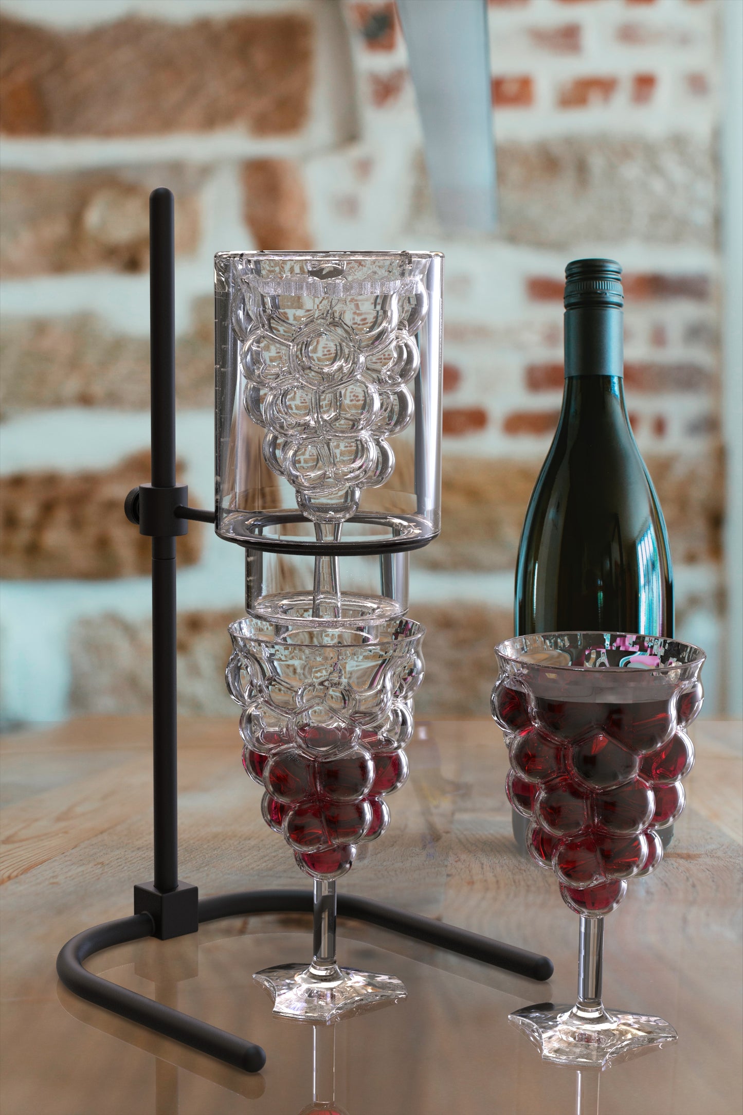 Dionysus Wine Aerator - Couple Set for Wine Lovers (4 pieces)