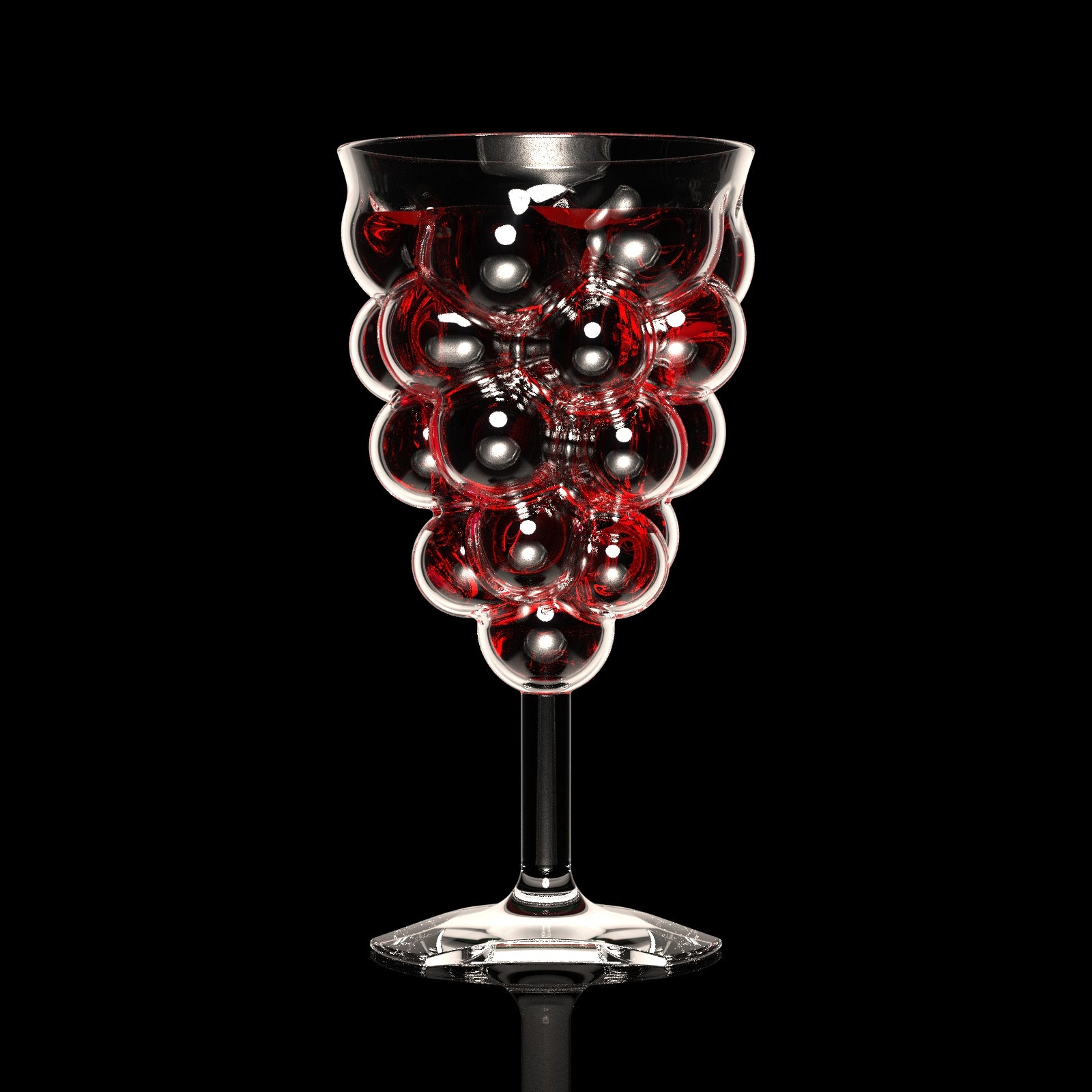 Dionysus Pinot Noir Crystal Wine Glasses